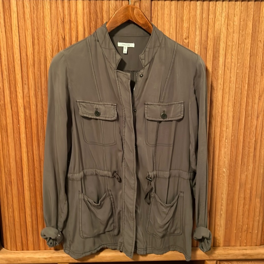 Maurice’s olive green light jacket